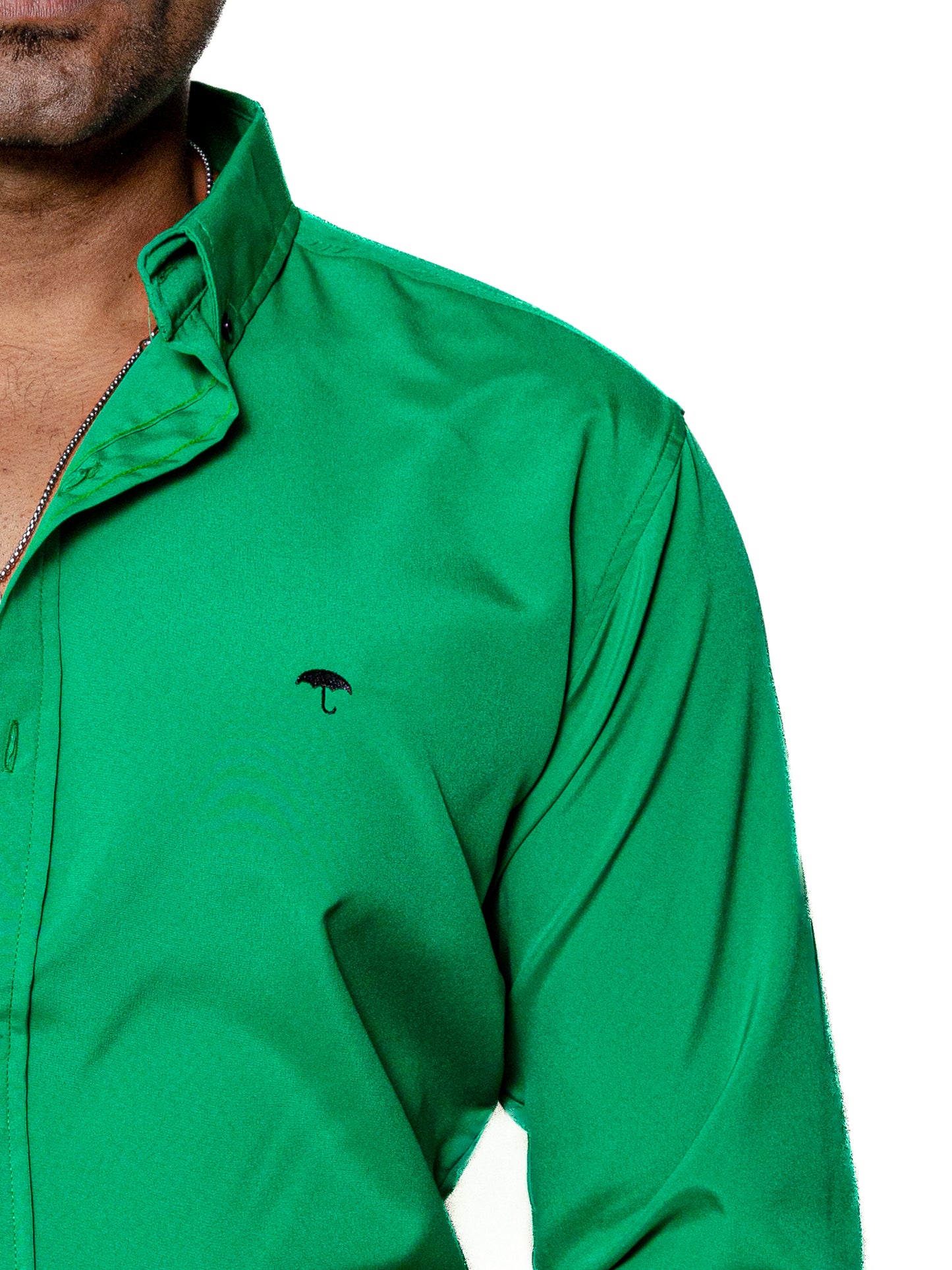 CAMISA HOMBRE CASUAL SLIM FIT VERDE LISA