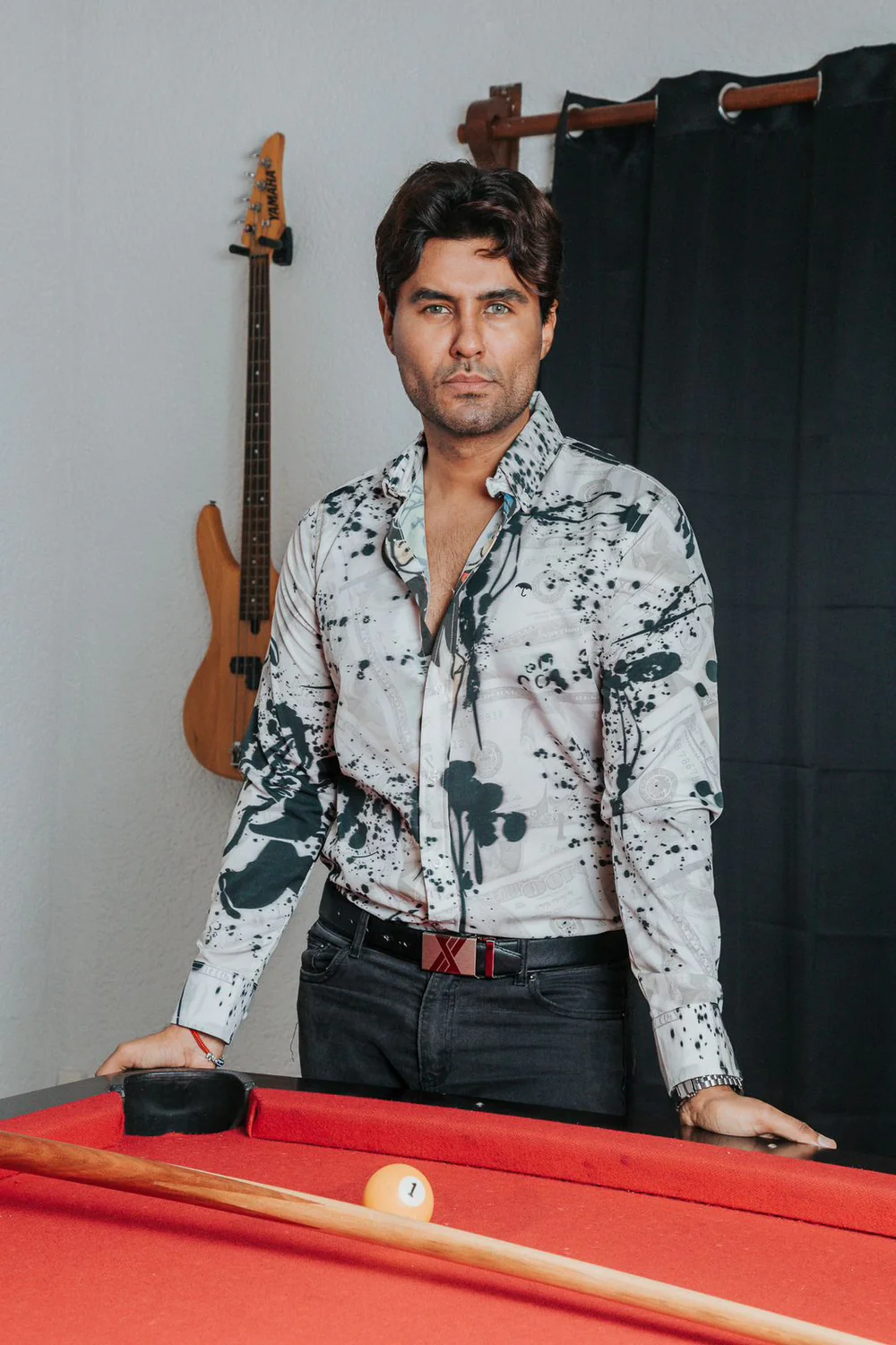 CAMISA HOMBRE SLIM FIT, MONOPOLI DOLAR