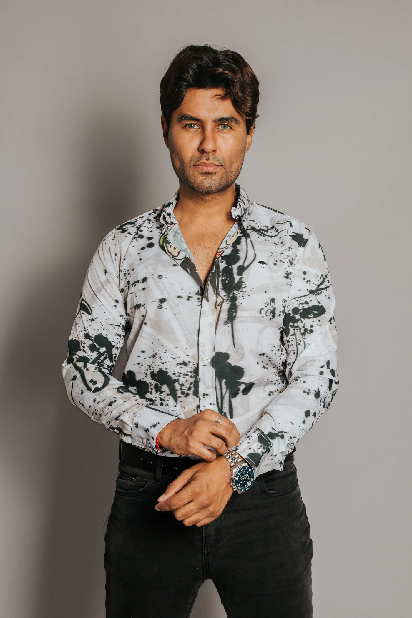 CAMISA HOMBRE SLIM FIT, MONOPOLI DOLAR