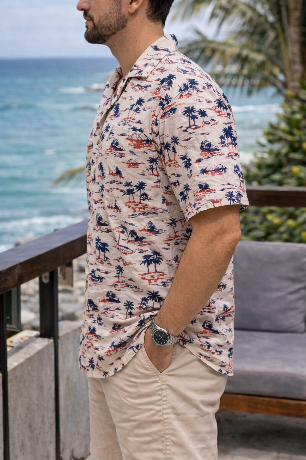 Camisa Manga Corta Islas OVERSIZE
