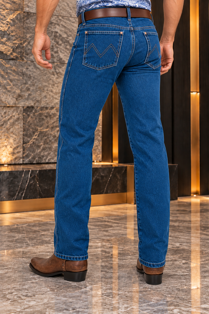 Pantalón Vaquero De Mezclilla Azul Rey