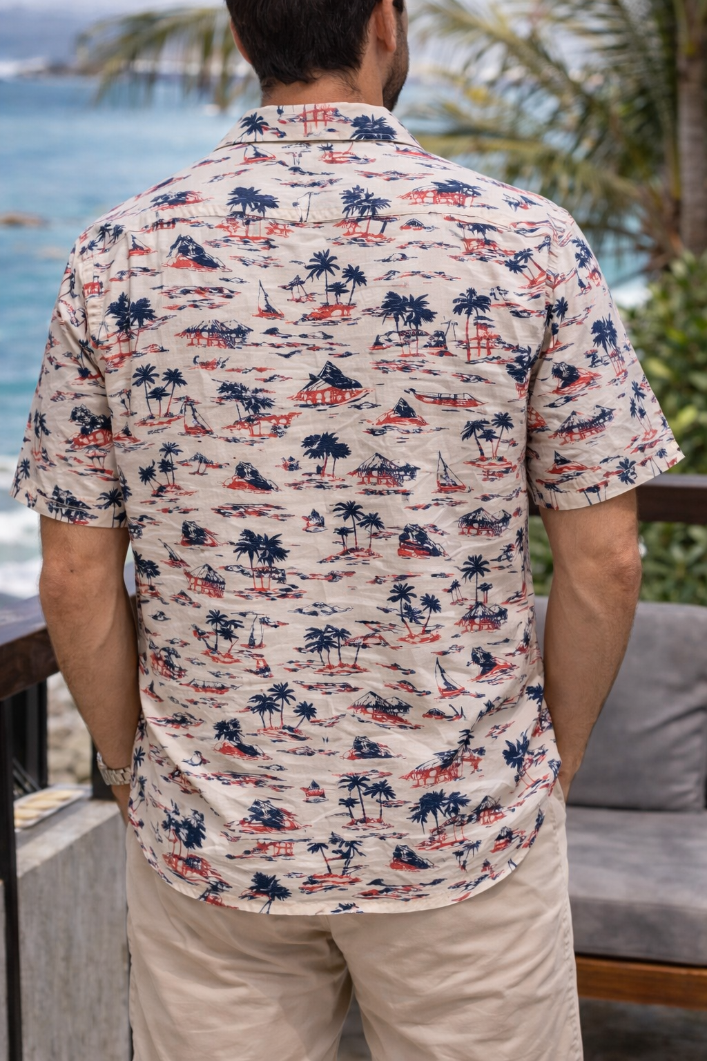Camisa Manga Corta Islas OVERSIZE