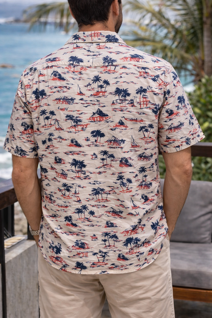 Camisa Manga Corta Islas OVERSIZE
