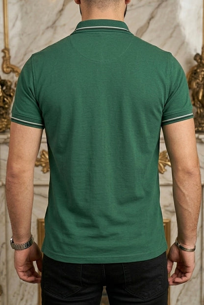 Playera Polo Slim Fit Verde