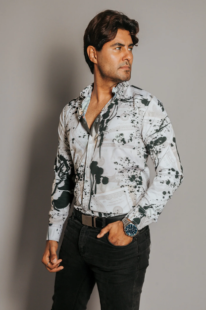 CAMISA HOMBRE SLIM FIT, MONOPOLI DOLAR